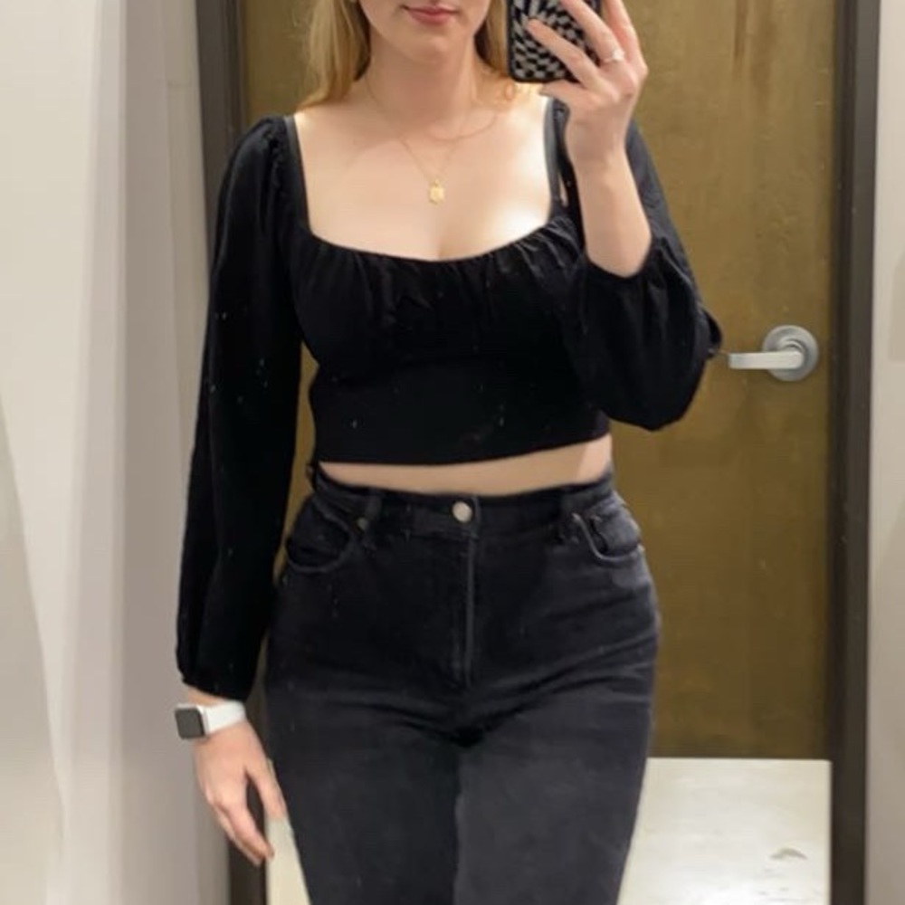 Elegant Black Women's Top